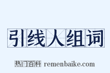 引线人组词是什么意思的图片